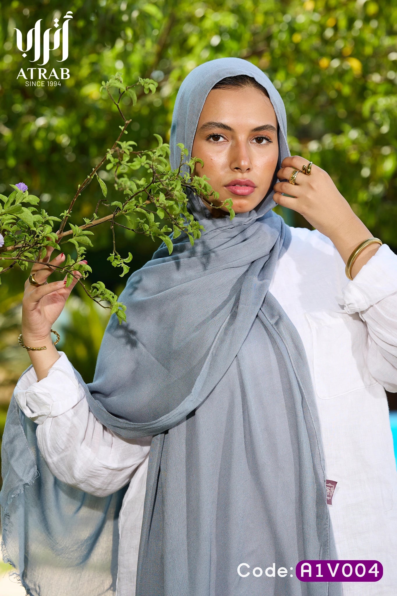 Dusty Kashmir scarf