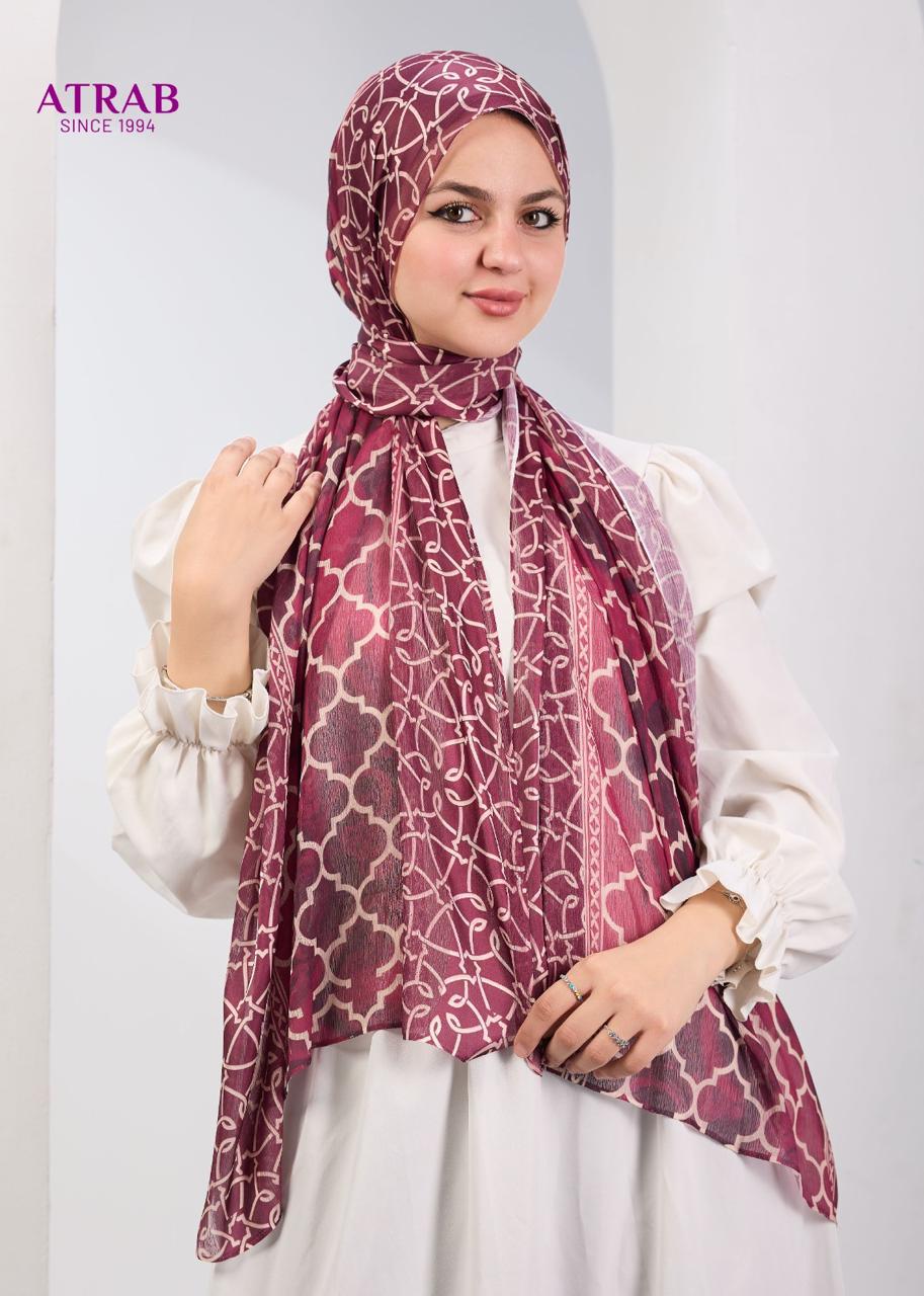 Burgundy Moroccan Geometric