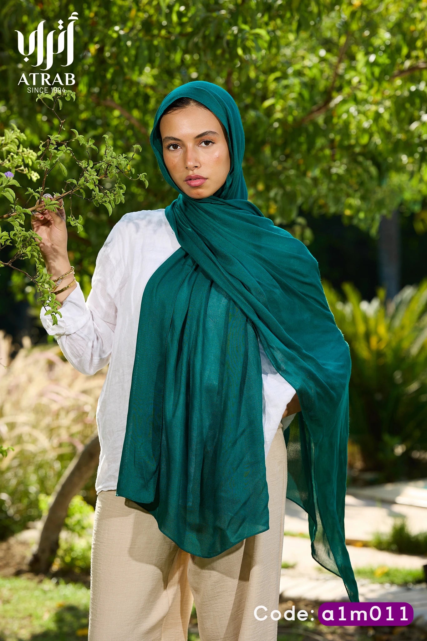 Dark teal Scarf