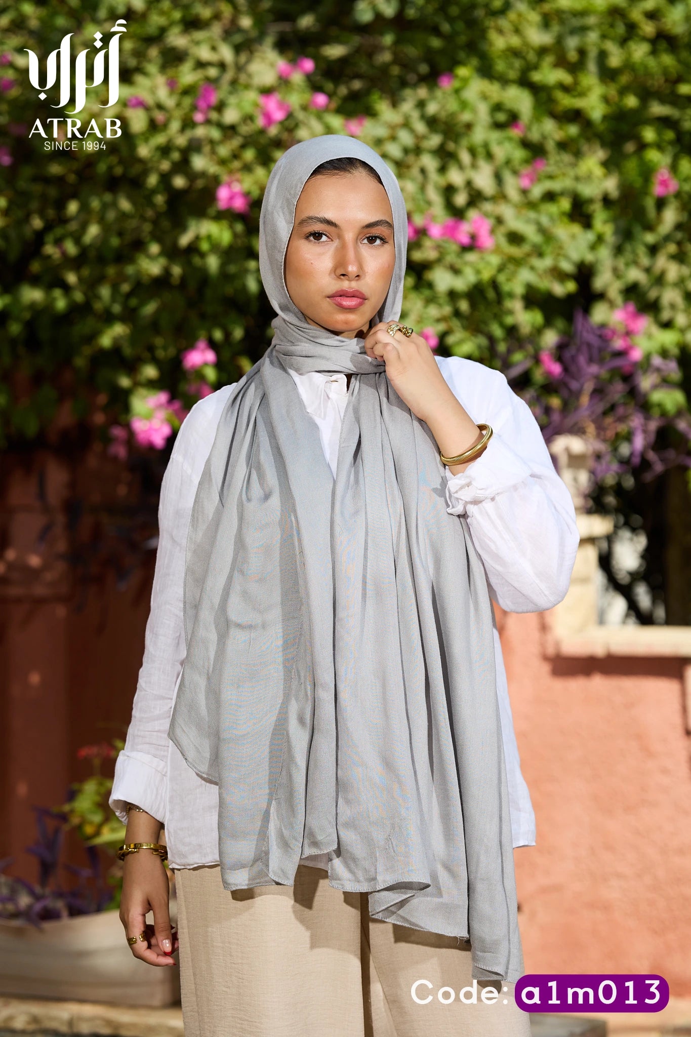 Gray scarf