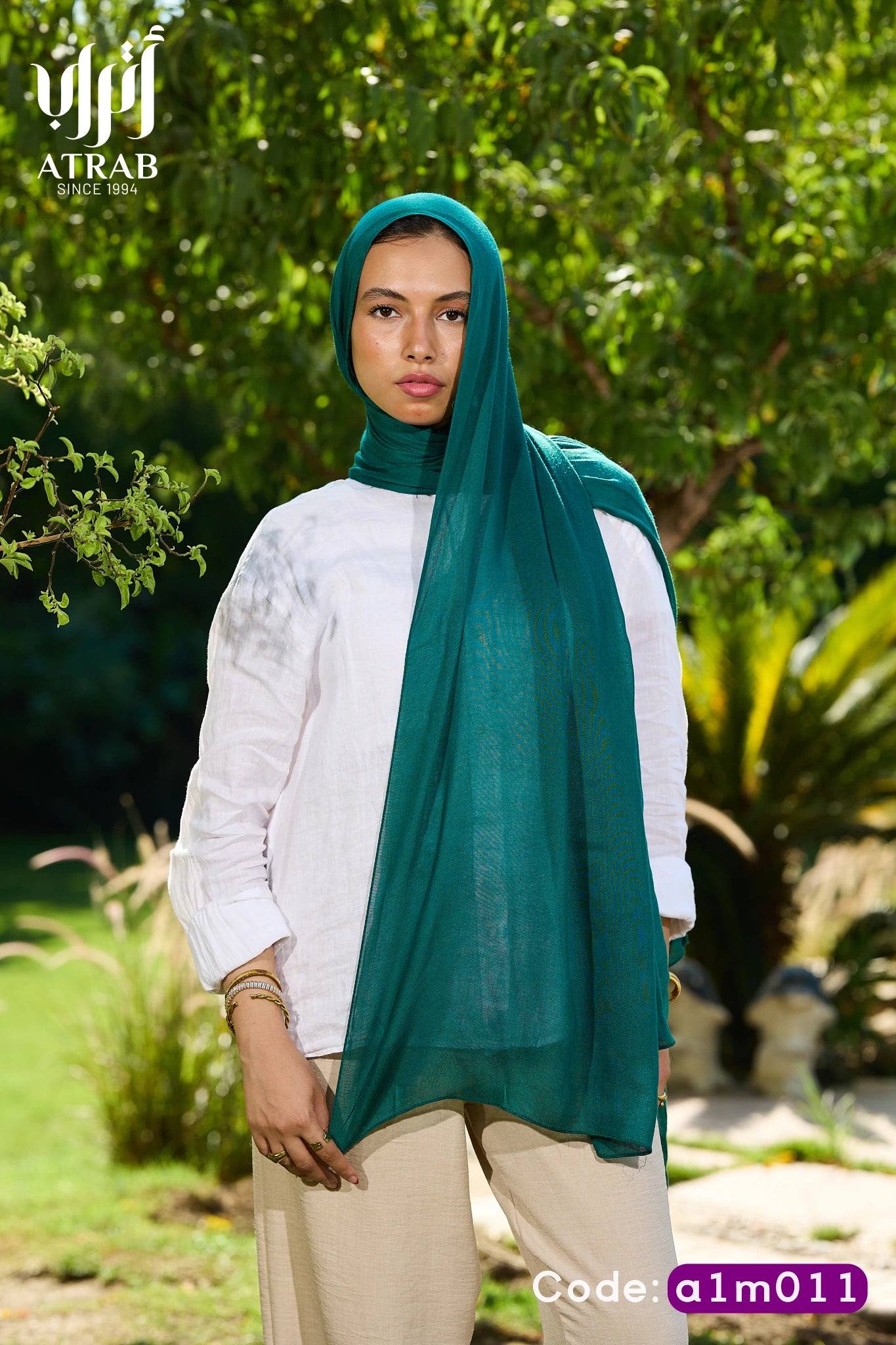 Dark teal Scarf