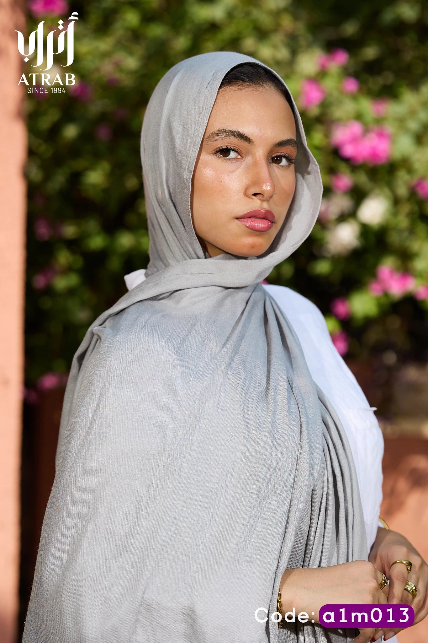 Gray scarf