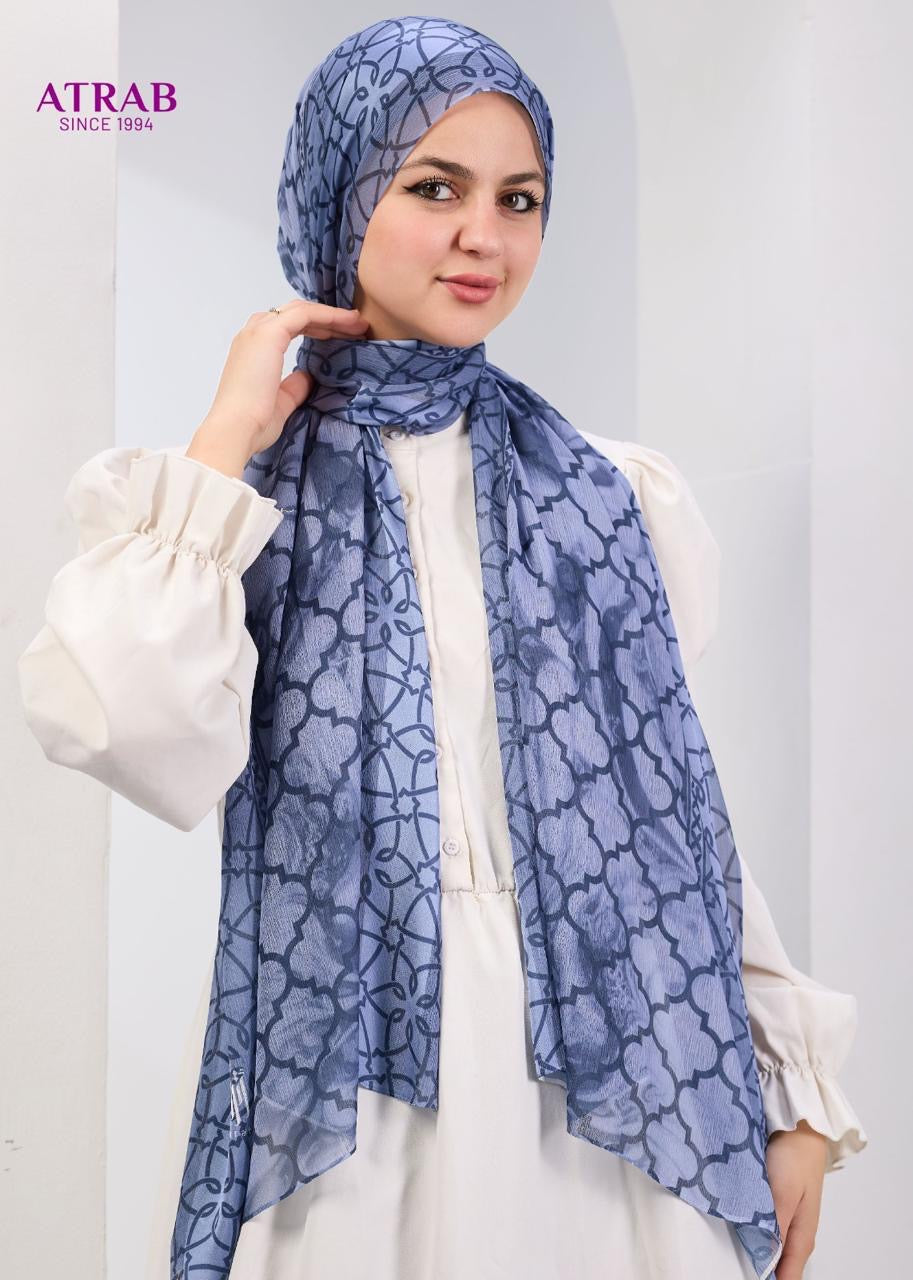 Blue Moroccan Geometric