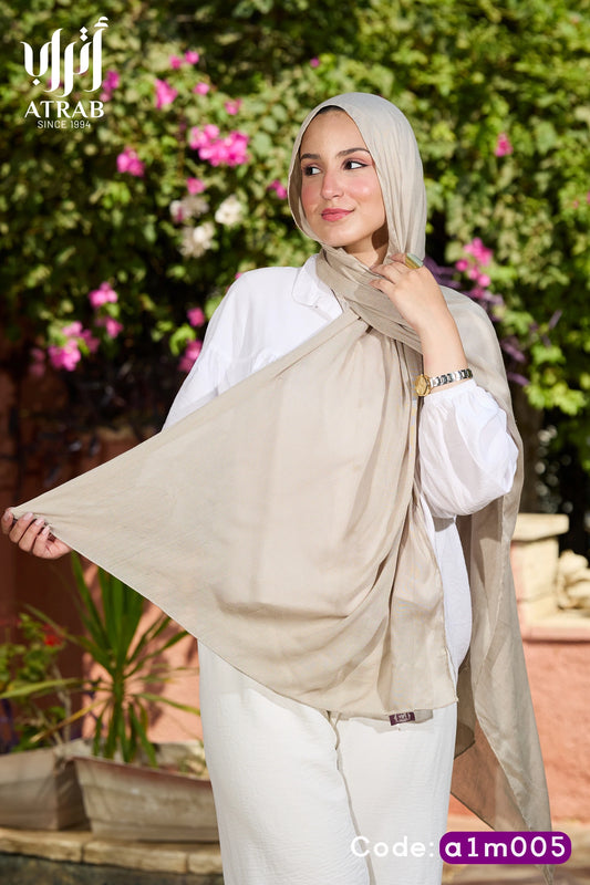 Taupe beige Scarf