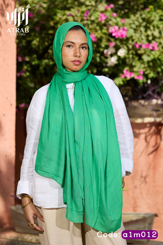 Green scarf