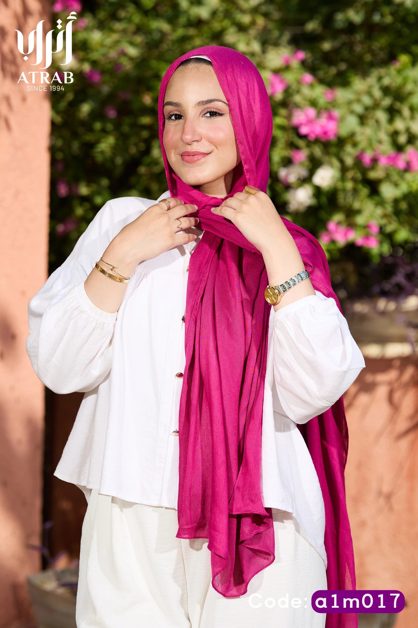 Fuschia Scarf