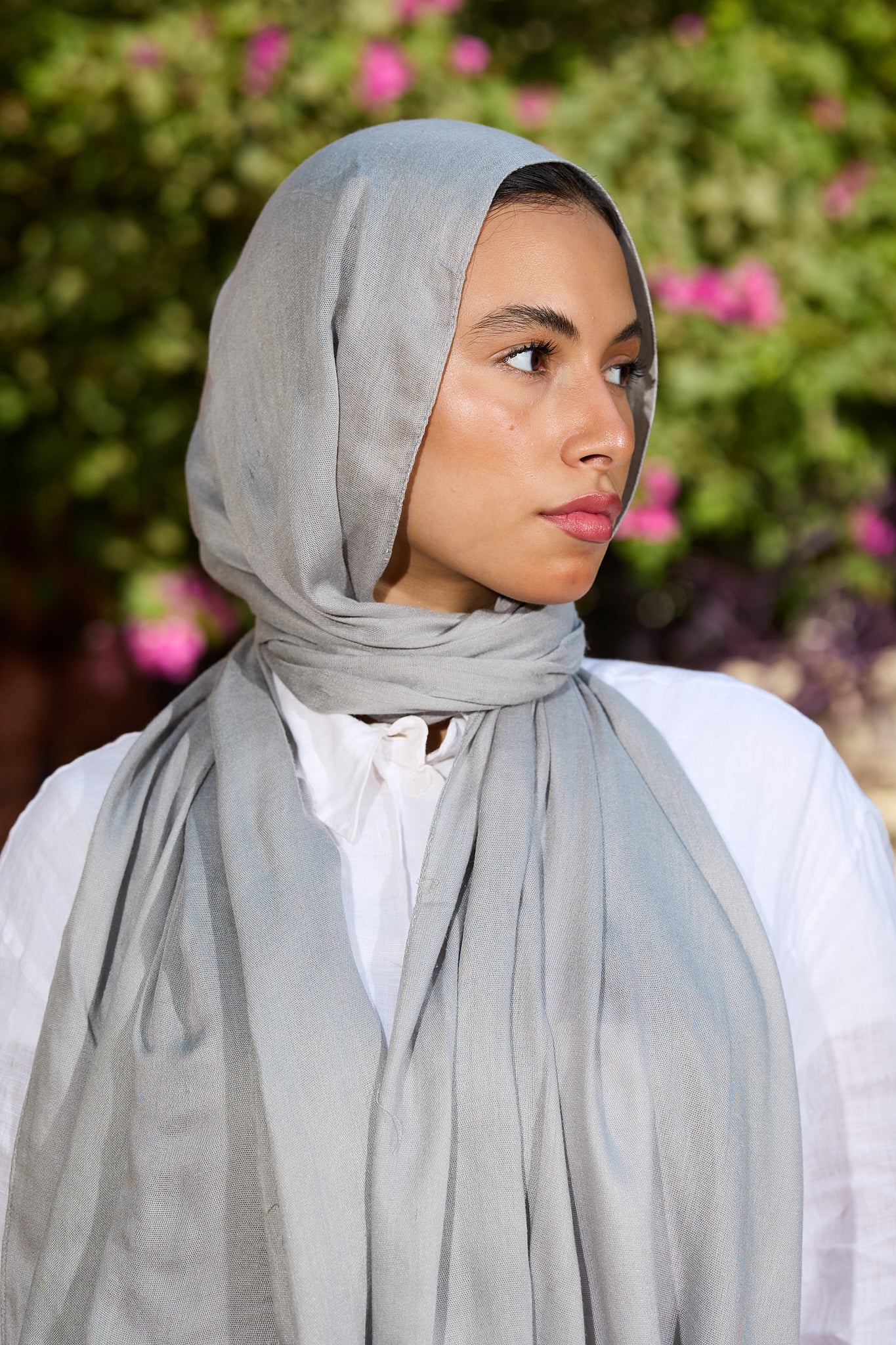 Gray scarf