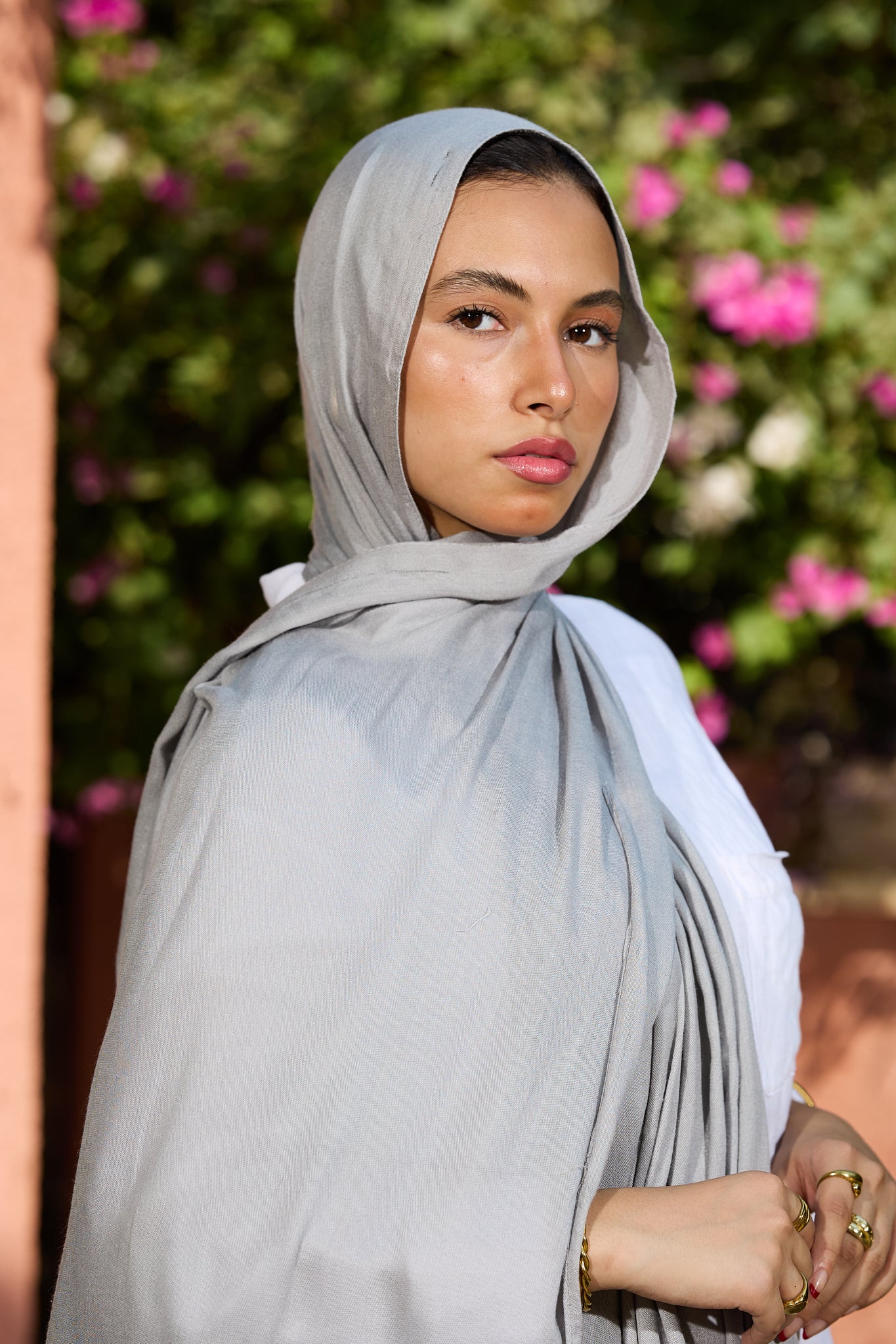 Gray scarf