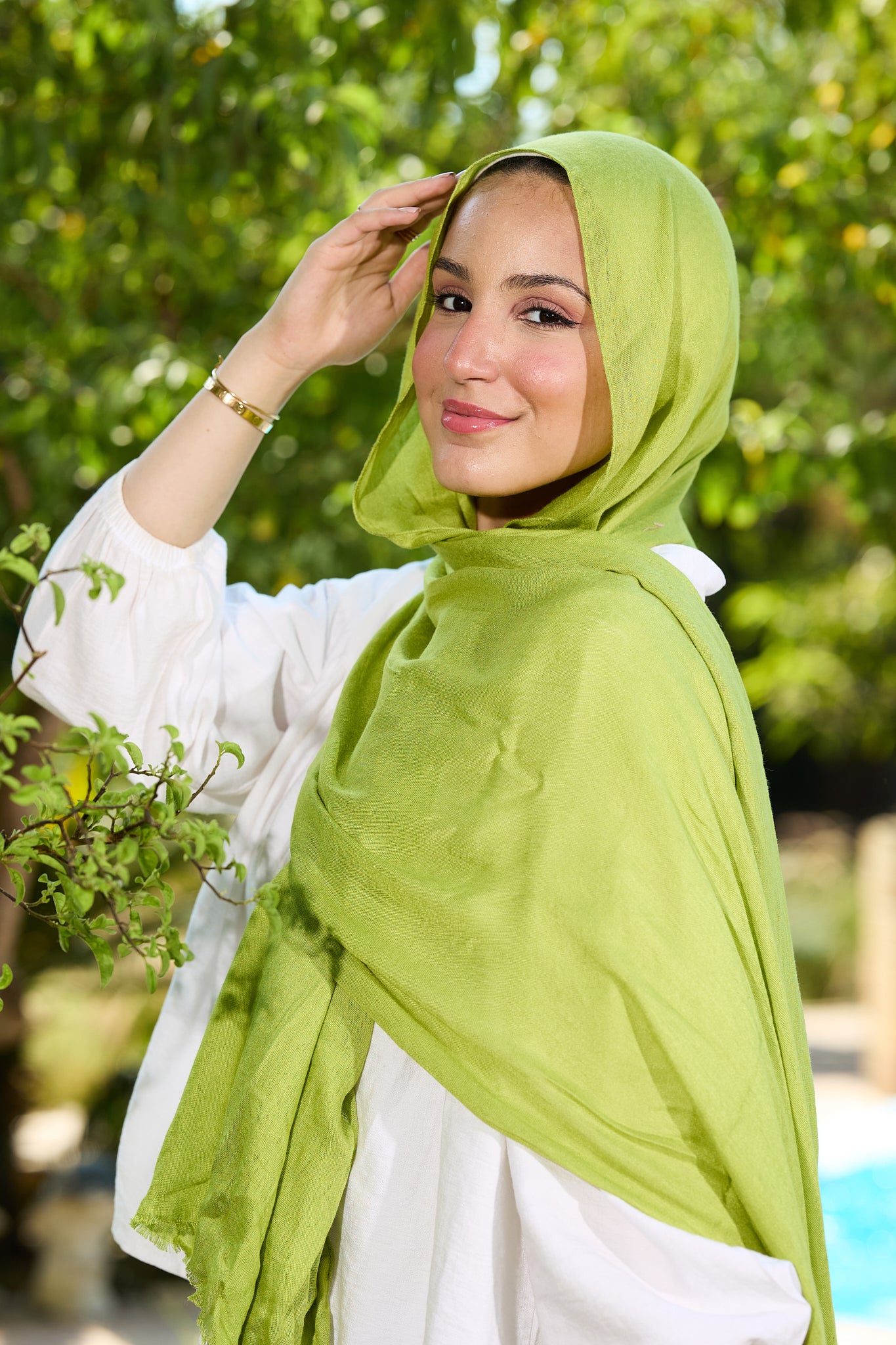 Lime scarf