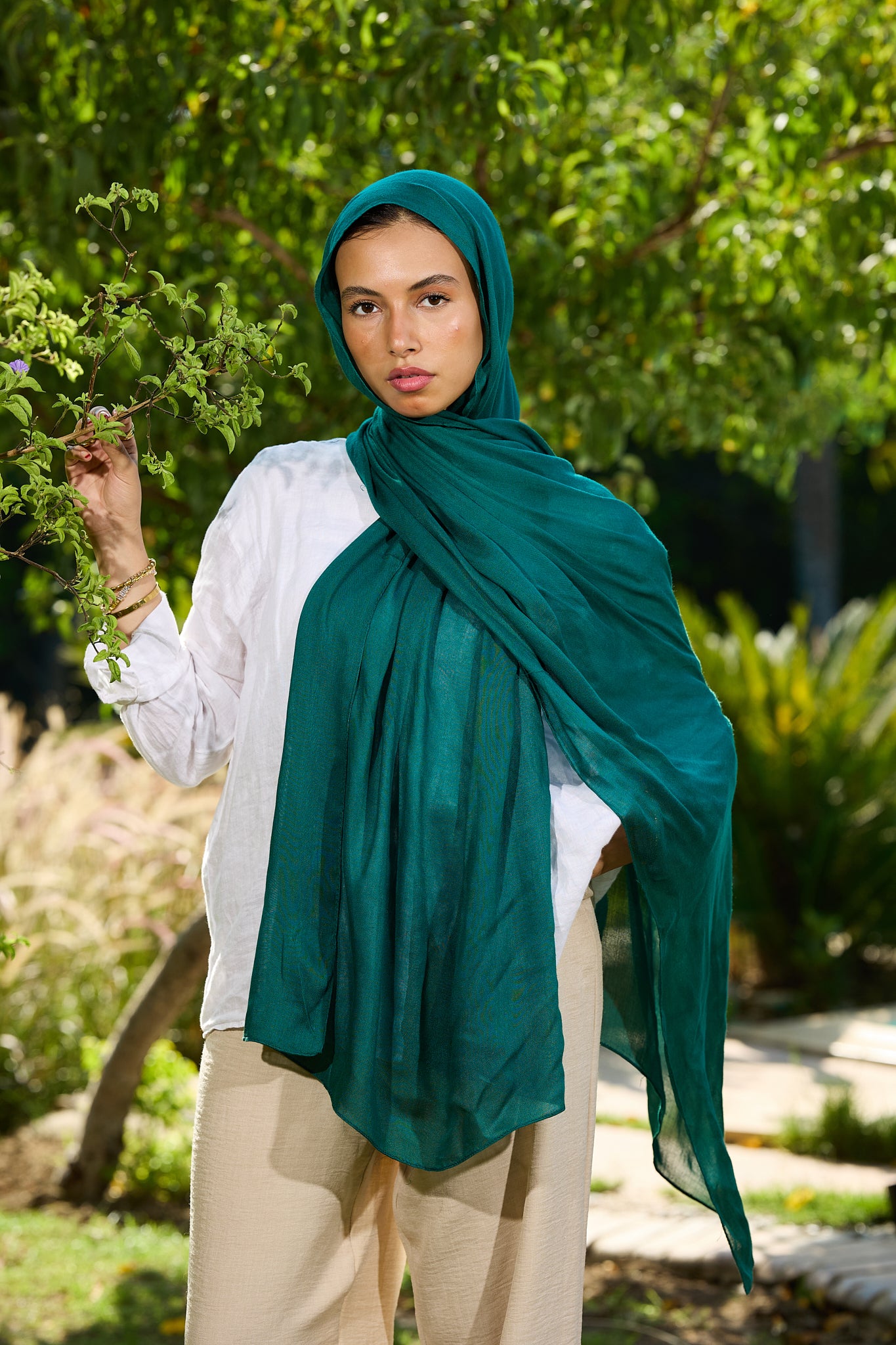 Dark teal Scarf