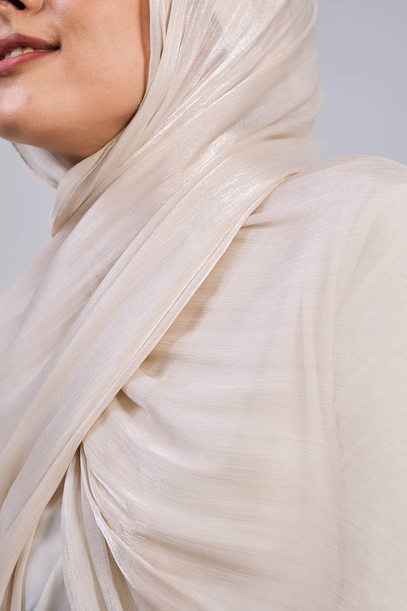 creamy organza