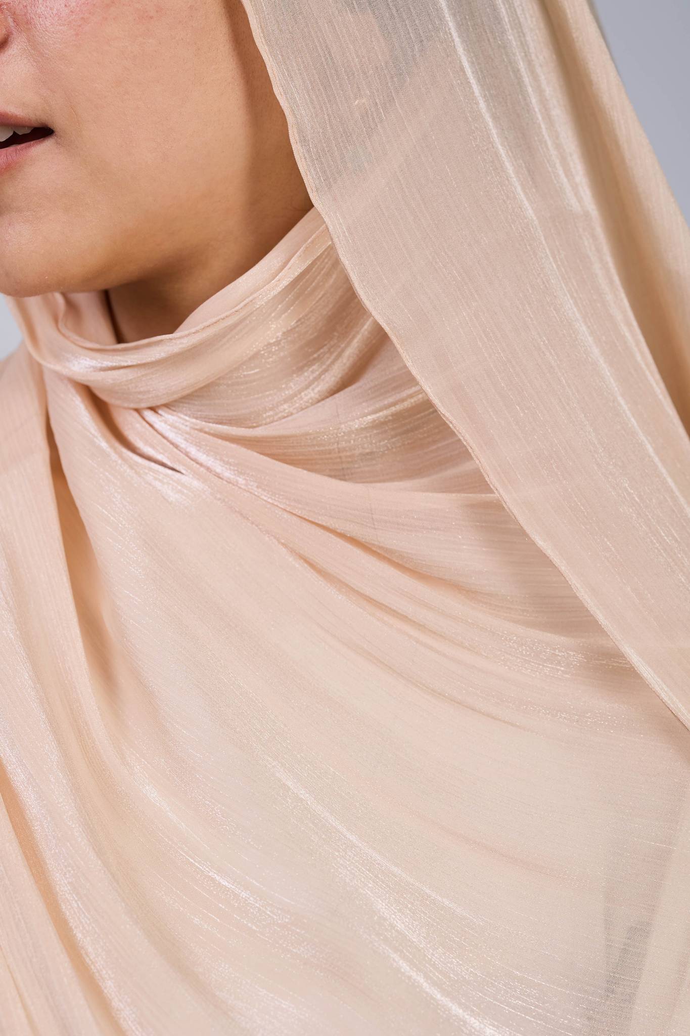 Golden Beige organza