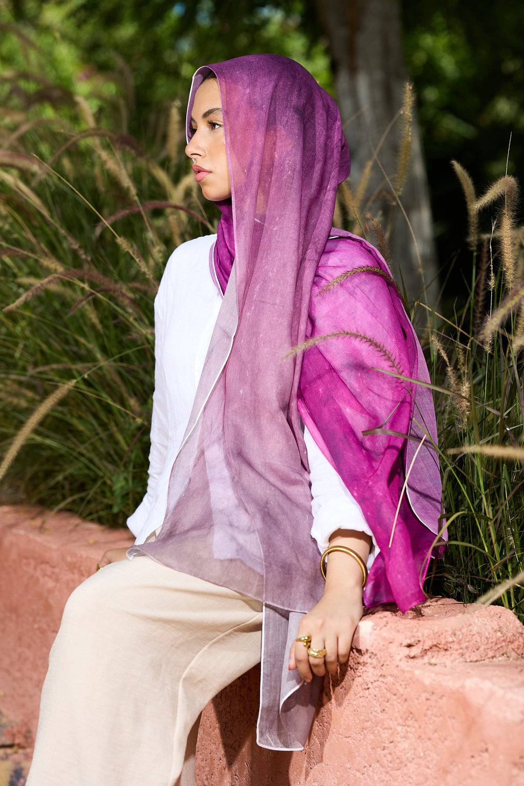 Fuschia & Dark Kashmir