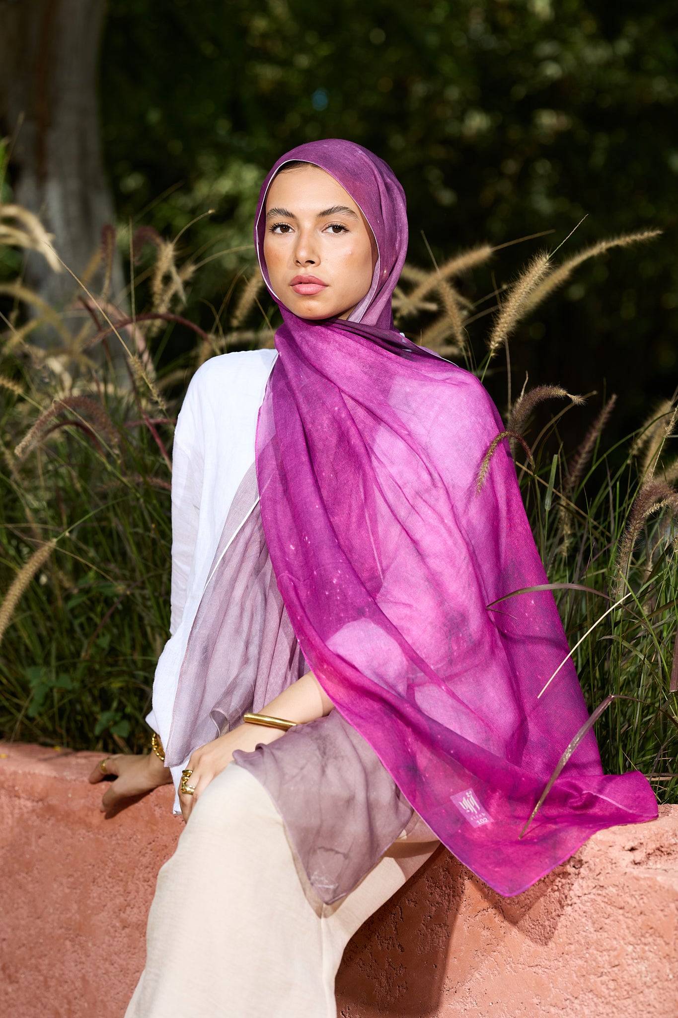 Fuschia & Dark Kashmir