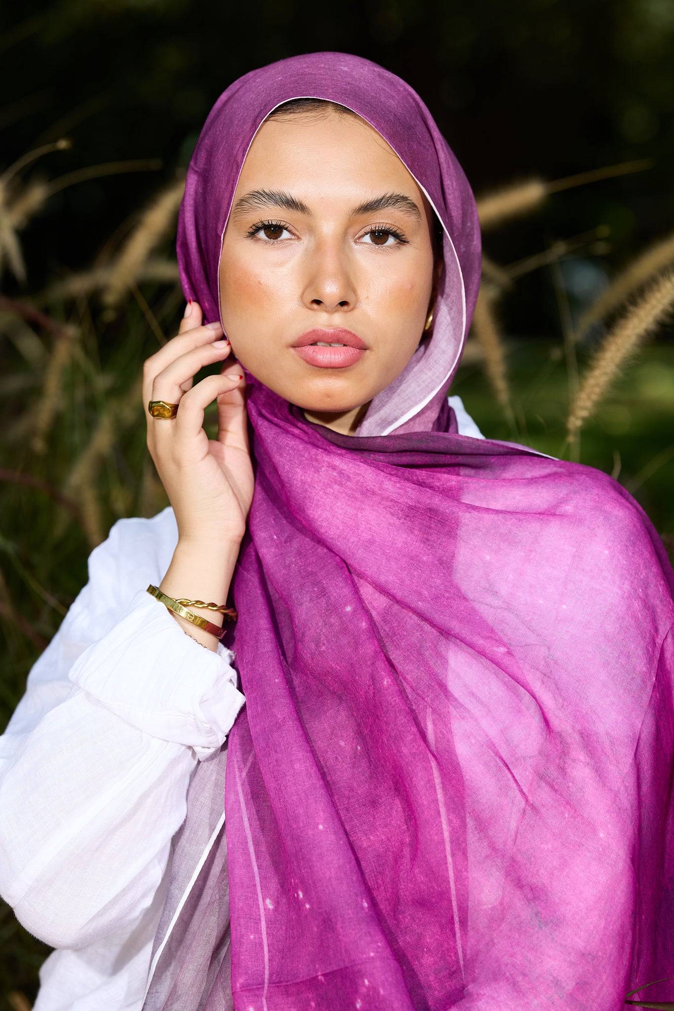 Fuschia & Dark Kashmir
