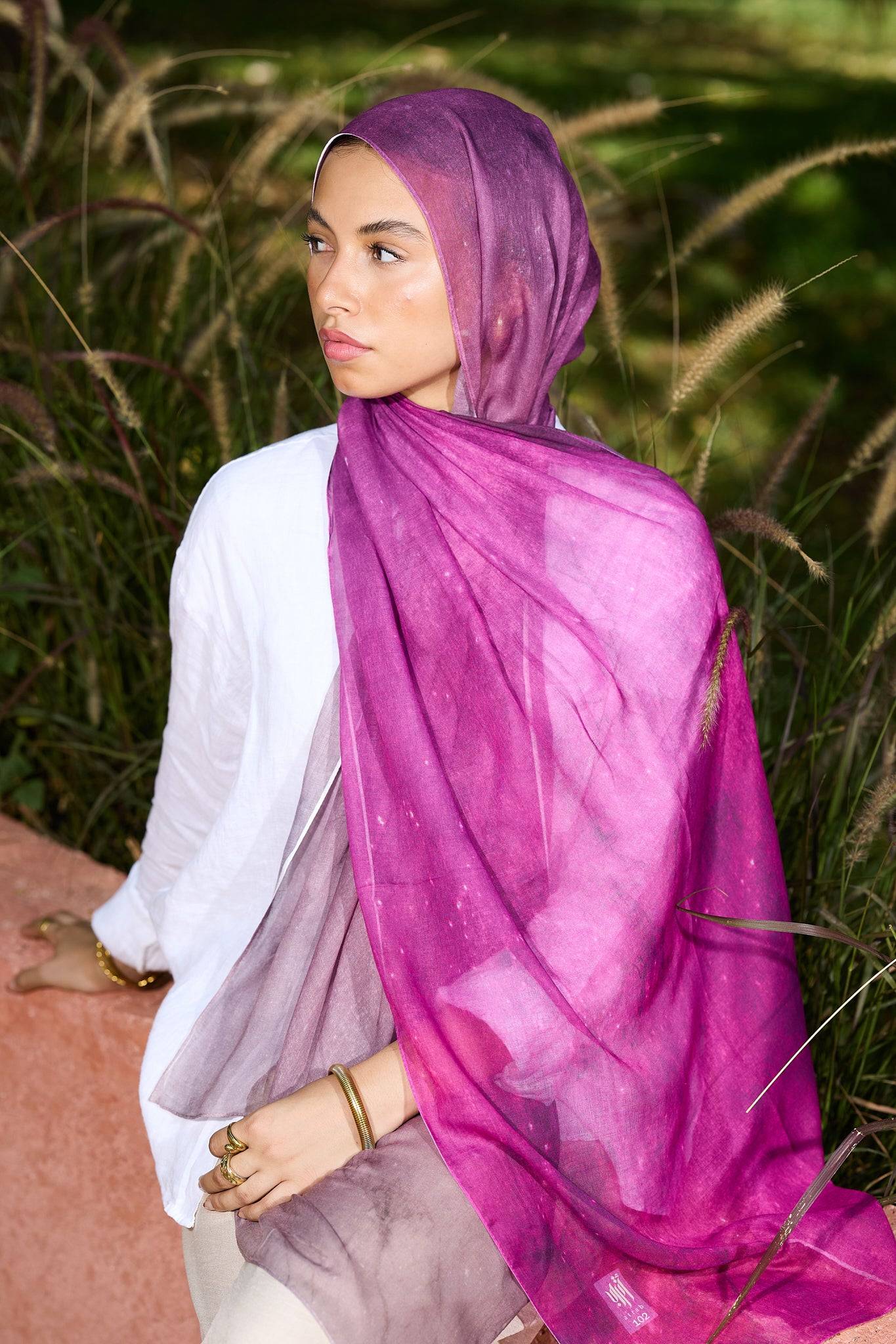 Fuschia & Dark Kashmir