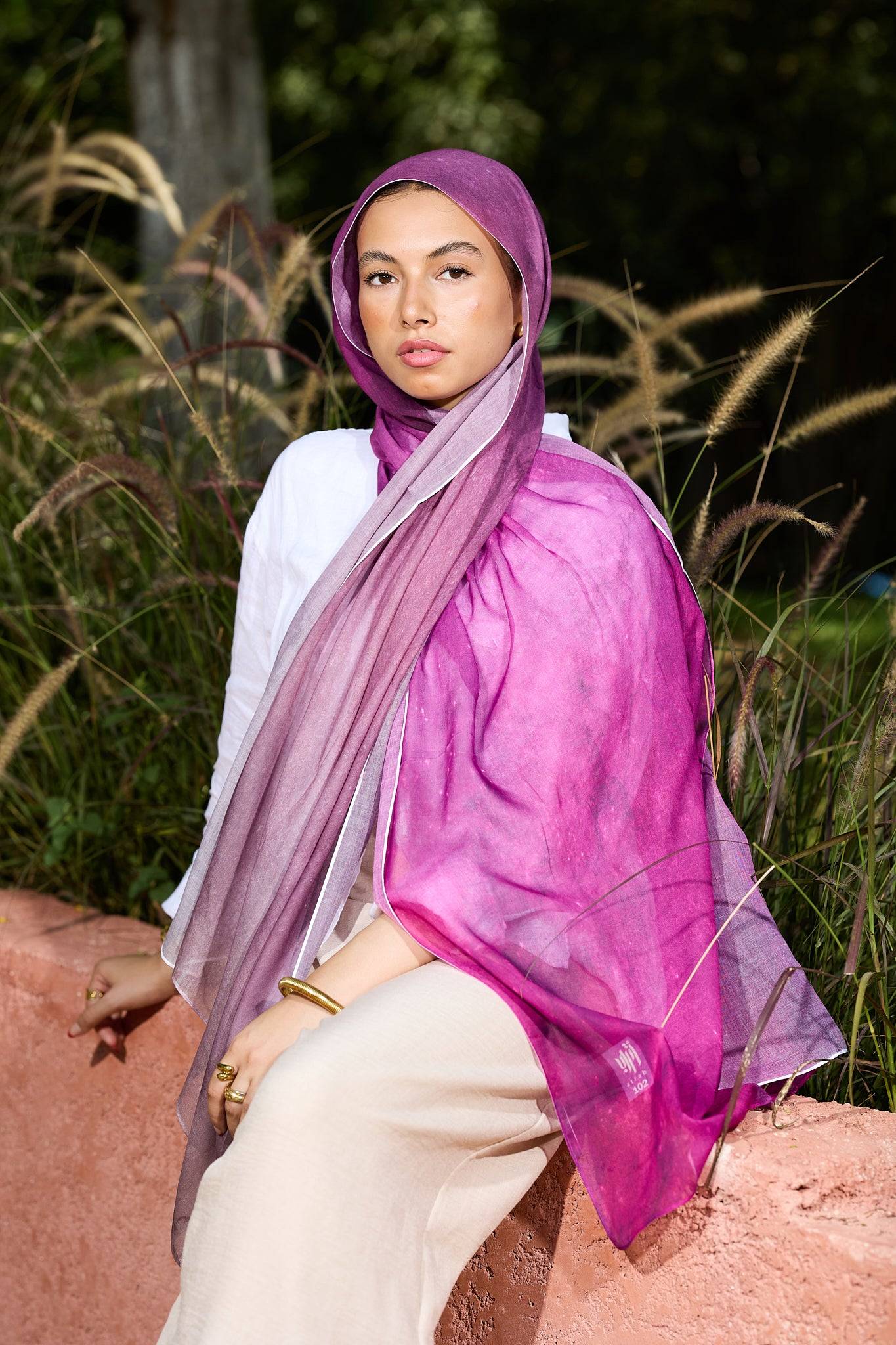 Fuschia & Dark Kashmir