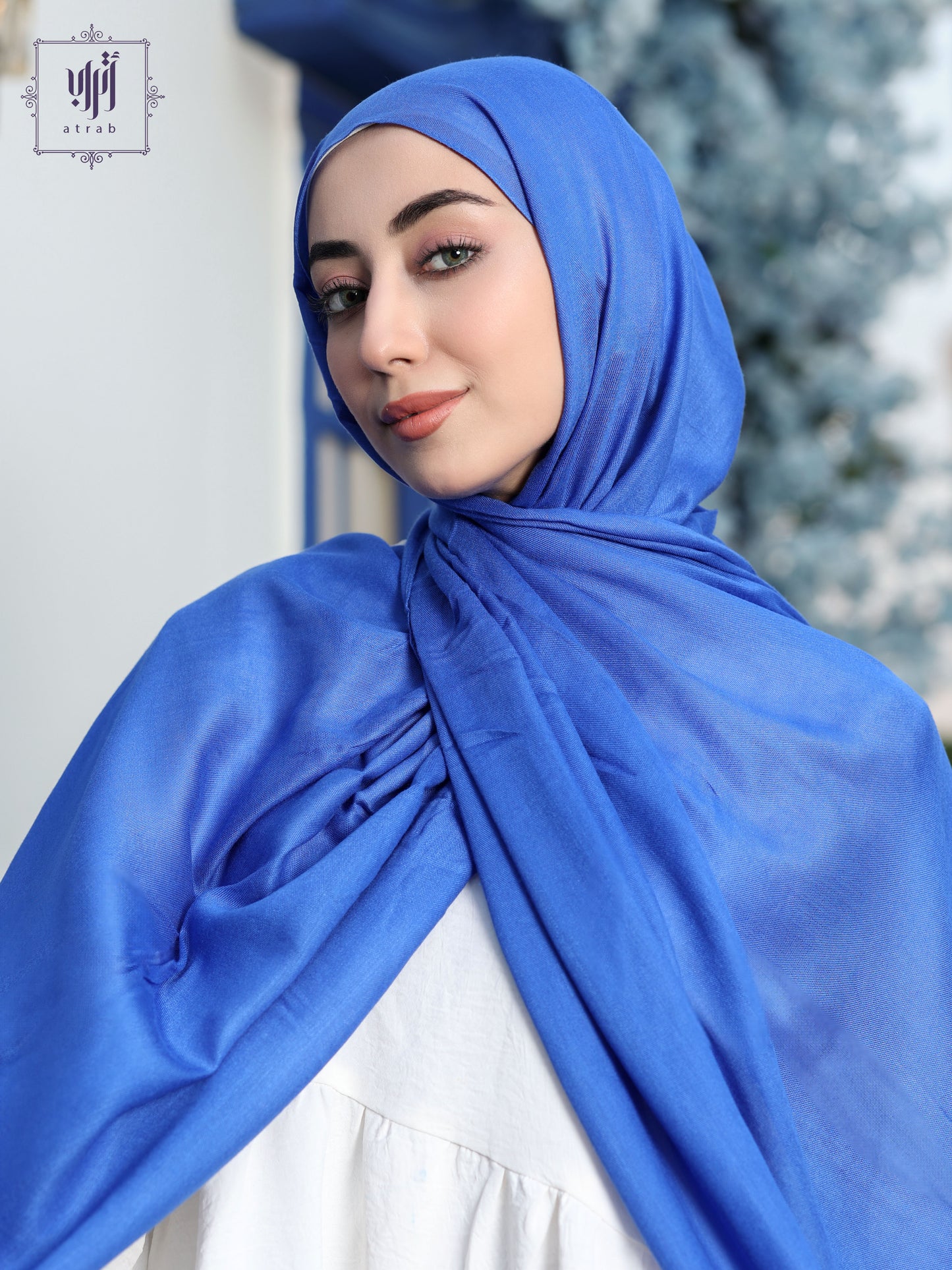 Blue scarf